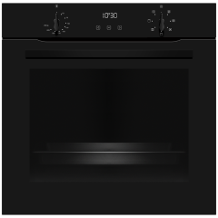 Cda SL200BL Single Fan Oven - Black - A Rated