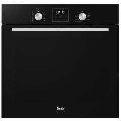 Creda C60BIMFBL Built In Or Under Single Multifunction Oven - Black