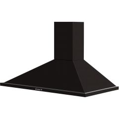 Leisure H102PK 100Cm Chimney Cooker Hood - Black