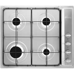 Smeg Cucina S64S 58cm Gas Hob 