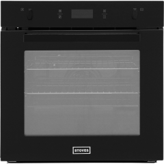 Stoves SEB602PY Built In Electric Single Oven and Pyrolytic Cleaning - Black 