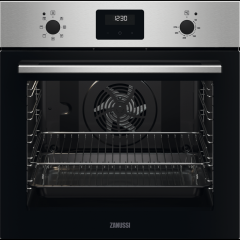 Zanussi ZOHNX3X1 Built In Electric Single Oven - Stainless Steel 